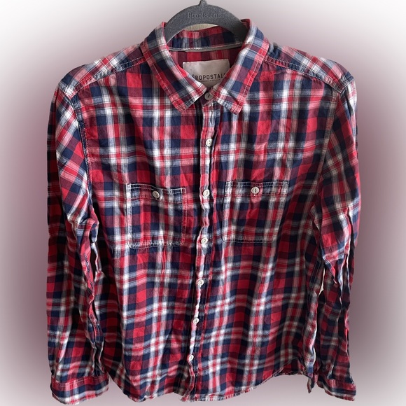 Aeropostale Other - Aeropostale Long Sleeve Button Down Shirt, Men’s Size Small